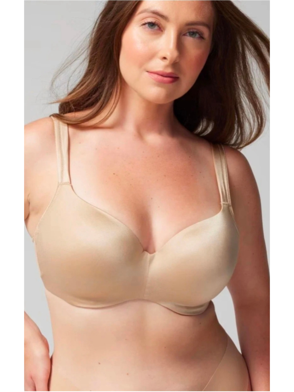 Soma Stunning Support Smooth Balconette Bra 34B Beige